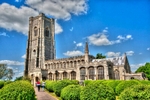 Lavenham Church exterior HDR