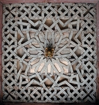 Lower cloister walk, testera alfarje ceiling