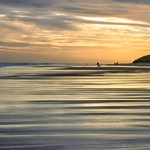 Sunrise at Bambirgh Beach, Northumberland