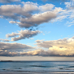 Evening light over the Farne Islands