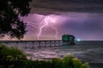 z3921 Passing Storm, Bembridge Lifeboat Station
