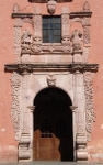 San Juan Bautista, façade portal & choir loft window