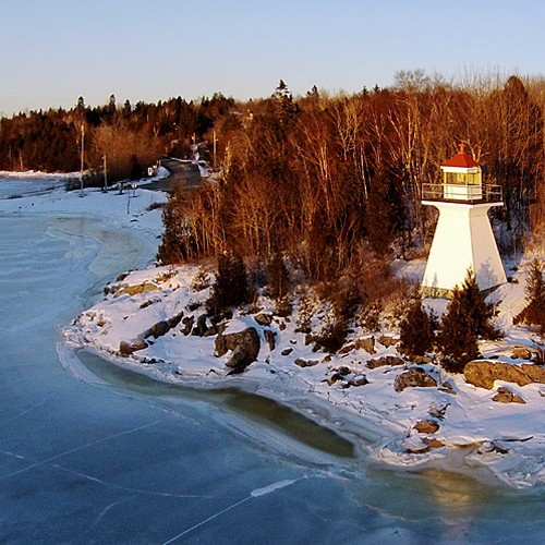 The McColgan Point Lighthouse was erected in 1913 and is situated near the narrow channel that passes between the Kin…