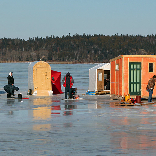 A great day for ice fishing!