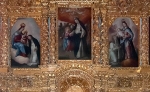 San Felipe & Santiago, nave Santa Roma de Lima altar, second tier
