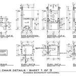 Presider's Chair - Plans & Sect's/Elev's