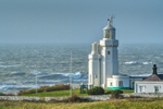 z3161 Stormy Seas St Catherines Lighthouse