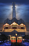 Saltburn lift at night