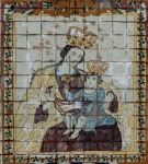 North atrial gate azulejos, Our Lady of Mt. Carmel