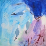 gulls on the beach, Dalmore