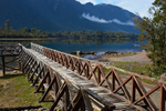 Wooden Jetty on Lake Rosselot