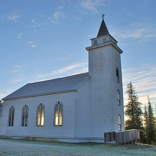 Nestled along Route 124 in Springfield, Kings Co, NB - Trinity Church was consecrated in 1820. This image taken at da…