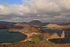 View towards Santiago from Bartolome, Galapagos