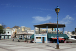 Cape Verde Islands square and lamp post