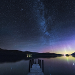 Northern Lights over the Lake District