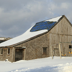 Saltbox Barn rural Saint John County New Brunswick
