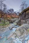 River Coe & two of The Three Sisters, Glen Coe, Highland