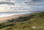 A bracing walk, Harlech beach