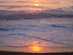 Sunset reflection