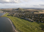Aerial North Berwick West Links 15th redan bottom left