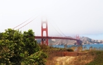 Fog at Golden Gate Bridge