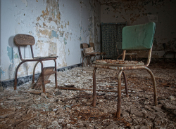 Abandoned Greystone Park Psychiatric Center | Chairs Aplenty