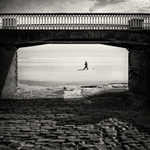 Lone Walker (square format)