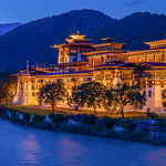Print-Gold-Donald Fraser-punakha dzong