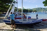 Bequia Youth Sailors preparing for a trip to Young Island, St Vincent