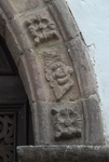 San Pedro, façade, main portal, archivolt voussoirs