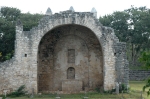 Capilla abierta, chancel arch & sanctuary