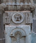 Façade portal, pilaster detail