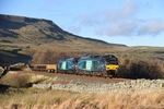 JL - 25.11.20 68017 & 68016 6K05 Carlisle - Crewe, Ais Gill MP260