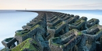 Sea defences by Perch Rock (2)