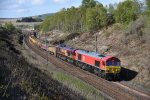 JL - 4.5.20 66124 & 66110 6K27 Carlisle - Crewe, Greenholme