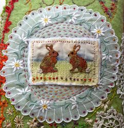Art made on Vintage Blankets portfolio