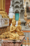 Golden Statue at Damrey Sor Pagoda, Battambang, Cambodia