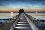 ab491 Night shining clouds - Bembridge lifeboat station