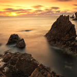 Sunset On The Rocks