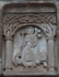 San Pablo, portería alfiz relief, St. Dominic