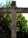San Sebastián Analco, atrial cross, back