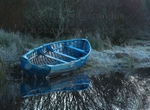 Blue Boat on Moher Lake