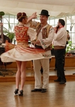 Romanian traditional dancers