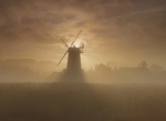 Mill in the Mist - Cley