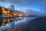 z2498 Dusk Reflections, Shanklin Beach