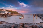 z3739 Pastel Skies, Ventnor Harbour