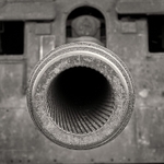 Gun Barrel Black & White Photograph Royal Armouries Museum Leeds