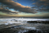 SUNSET ON THE SEA BAMBURGH