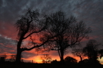 Sunset in North Yorkshire