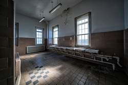 Rows of Sinks | Allentown State Hospital